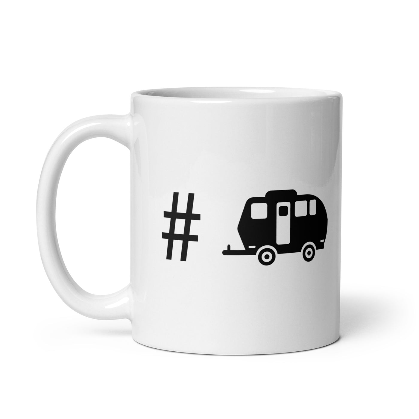 Hashtag - Camping Caravan - Tasse camping 11oz