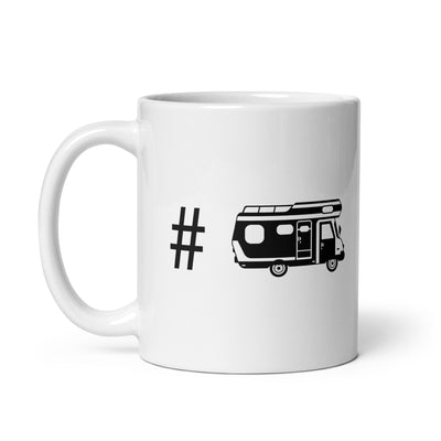 Hashtag - Camping Van - Tasse camping 11oz