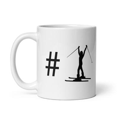 Hashtag - Female Skiing - Tasse ski 11oz