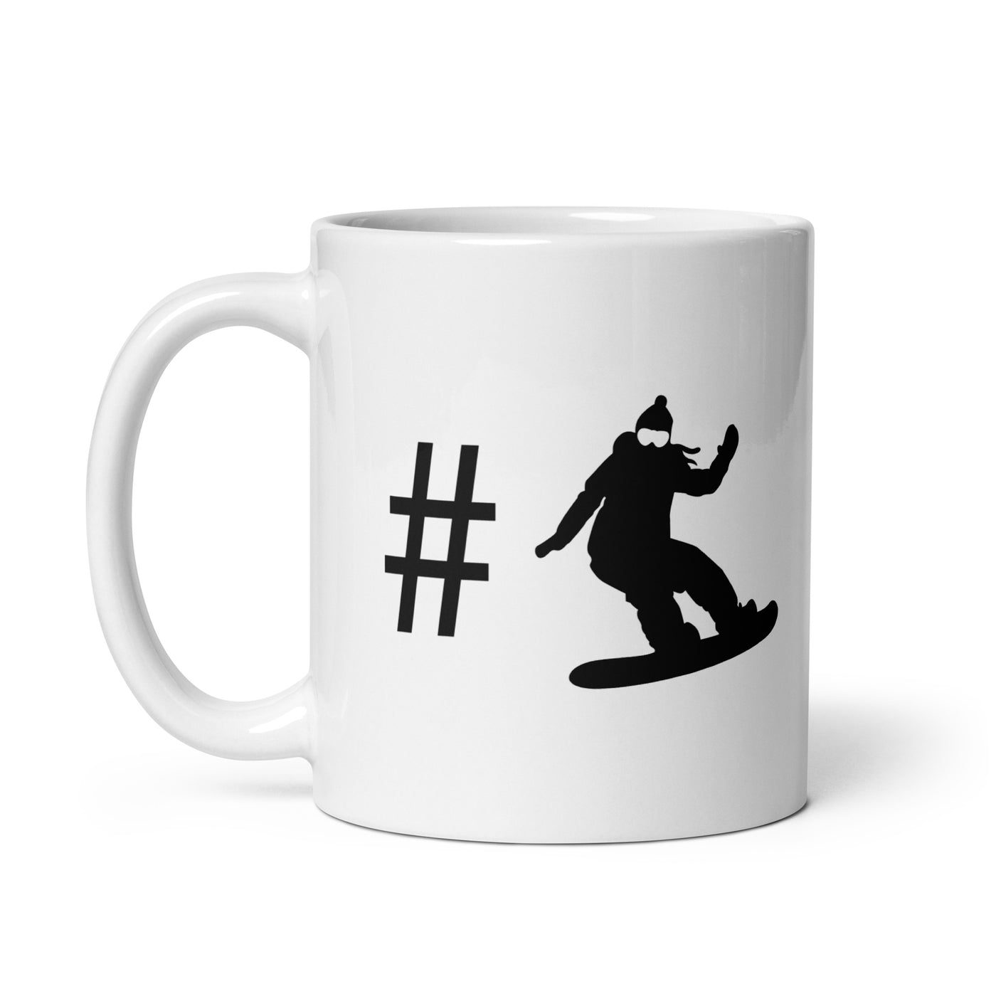 Hashtag - Female Snowboarding - Tasse snowboarden 11oz