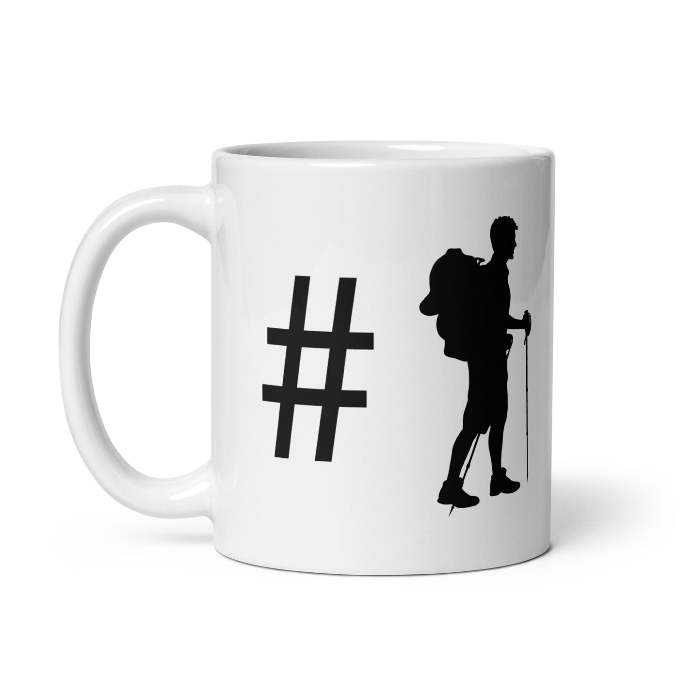 Hashtag - Hiking - Tasse wandern 11oz