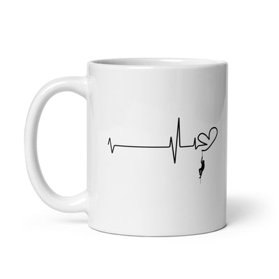 Heart - Heartbeat - Climbing - Tasse klettern 11oz