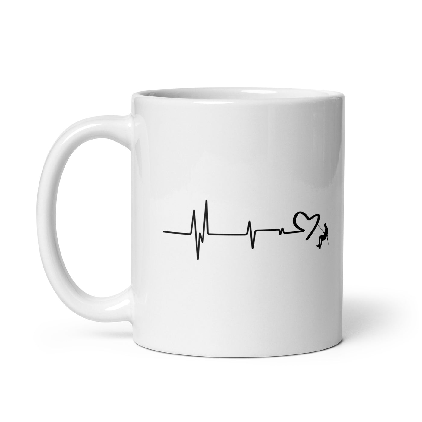 Heart - Heartbeat - Climbing - Tasse klettern 11oz