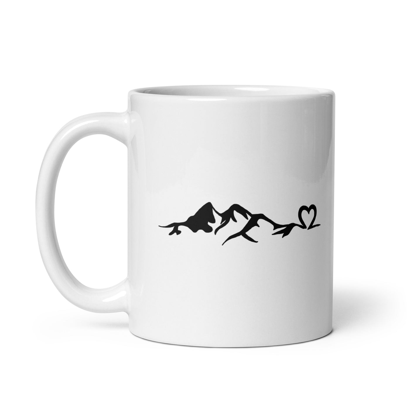 Heart - Mountain - Tasse berge 11oz