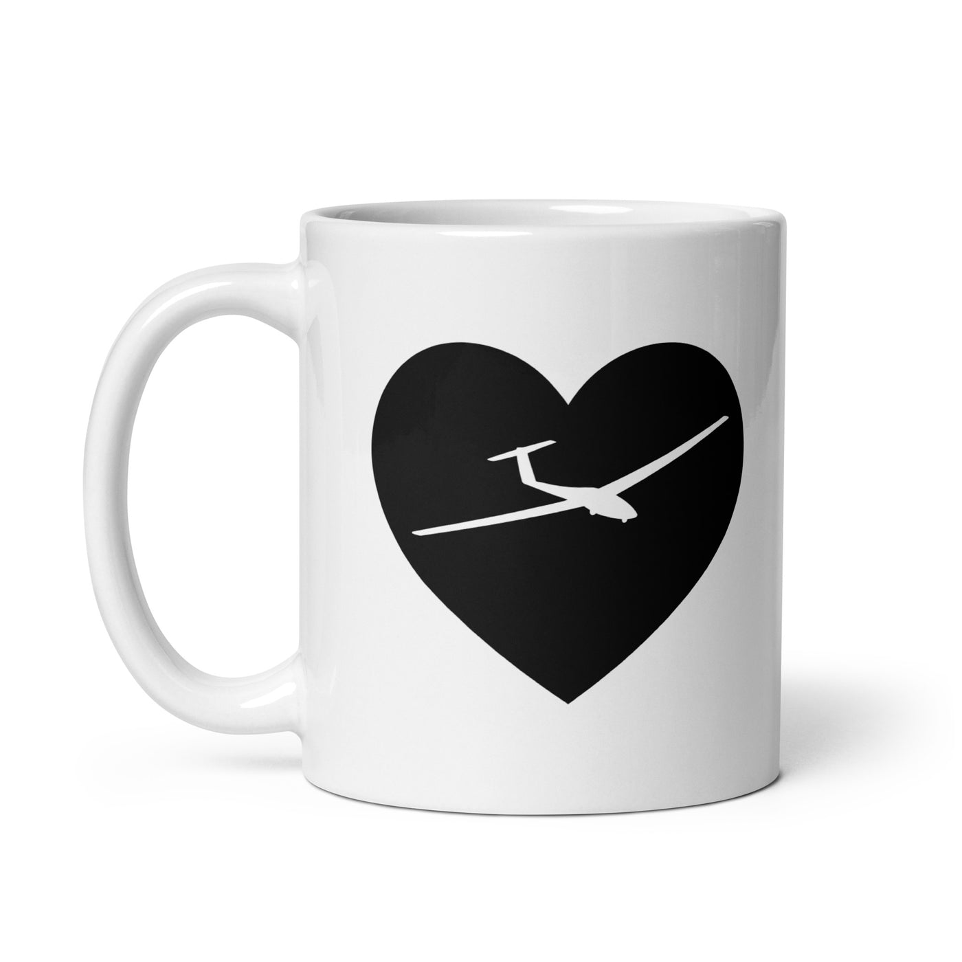 Heart 1 And Sailplane - Tasse berge 11oz