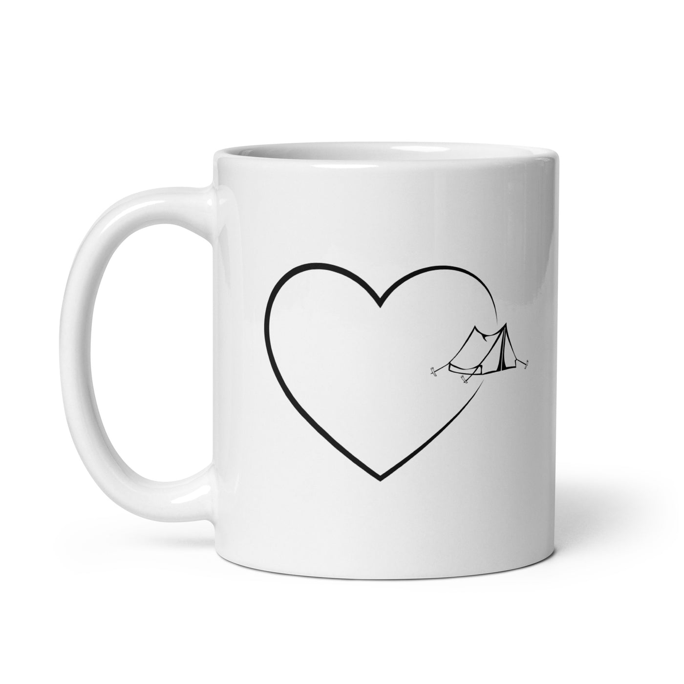 Heart 2 And Camping - Tasse camping 11oz