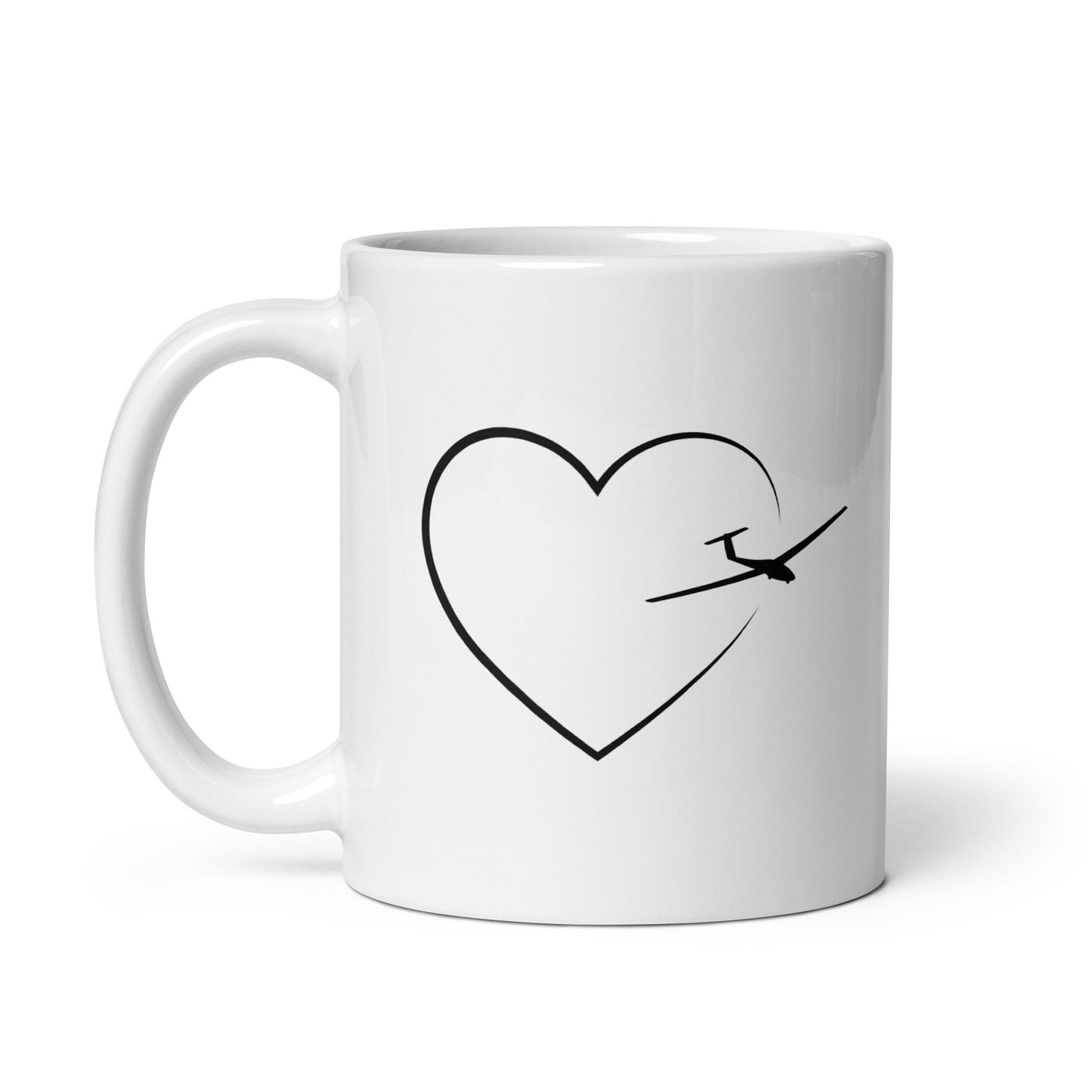 Heart 2 And Sailplane - Tasse berge 11oz