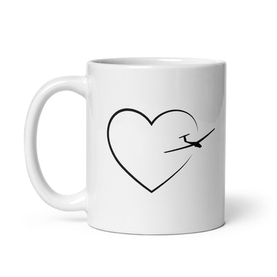 Heart 2 And Sailplane - Tasse berge 11oz