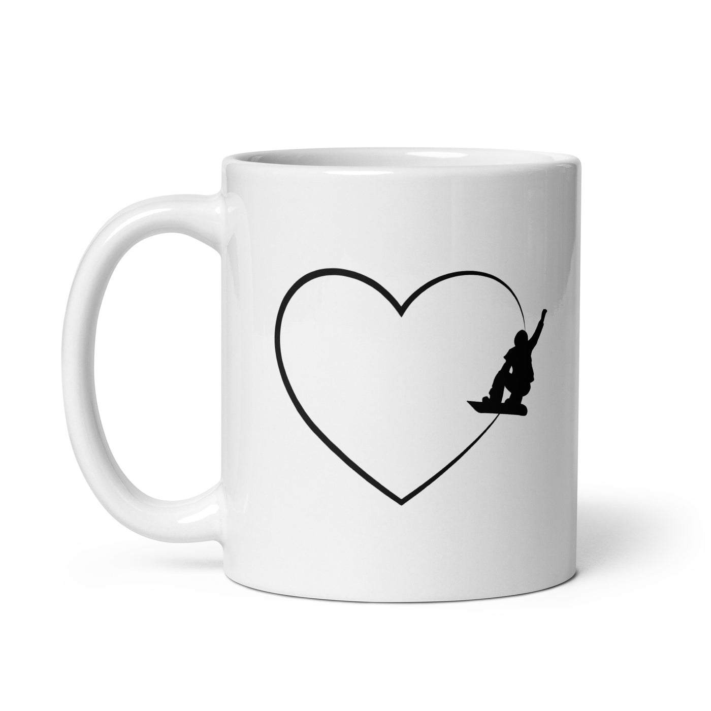 Heart 2 And Snowboarding - Tasse snowboarden 11oz