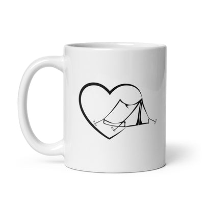 Heart 3 And Camping - Tasse camping 11oz