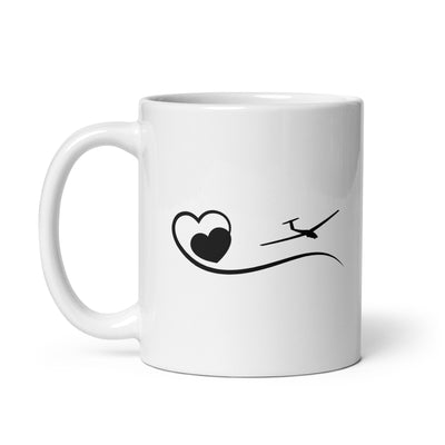 Heart And Sailplane - Tasse berge 11oz