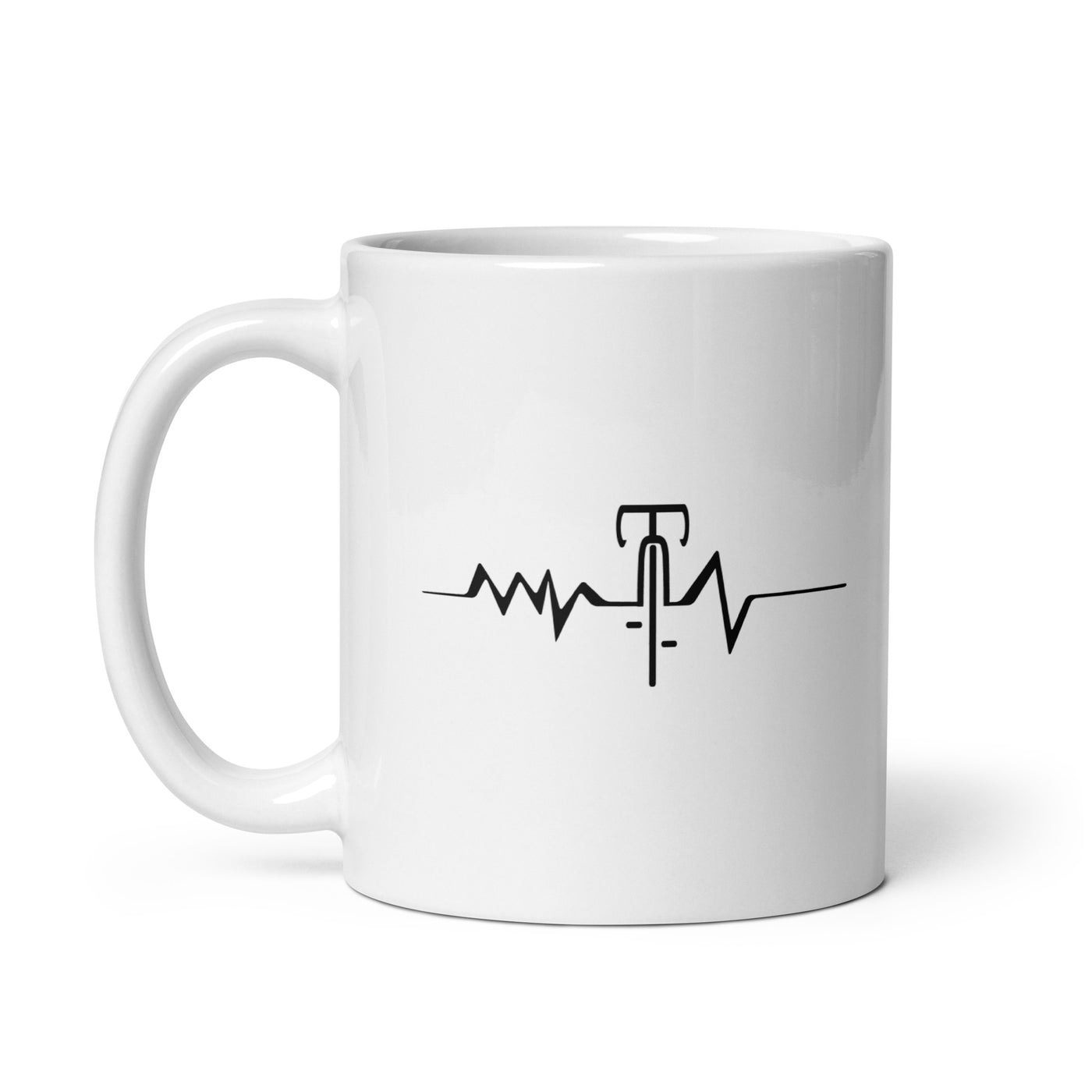 Heartbeat - Cycle (9) - Tasse fahrrad 11oz