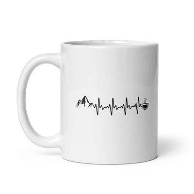 Heartbeat Coffee And Mountain - Tasse berge 11oz