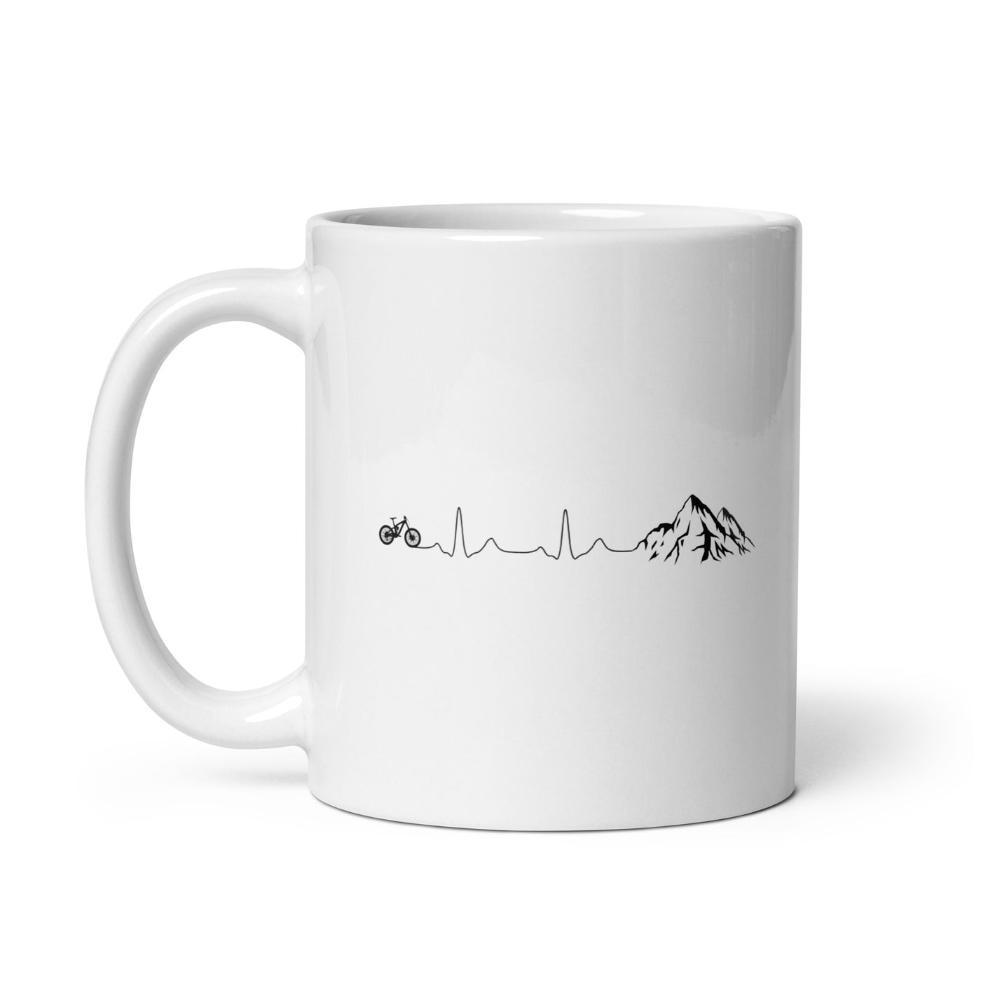 Herzschlag Berge Und Bike - Tasse mountainbike 11oz