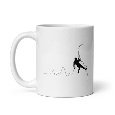 Herzschlag Bergsteiger - Tasse klettern 11oz