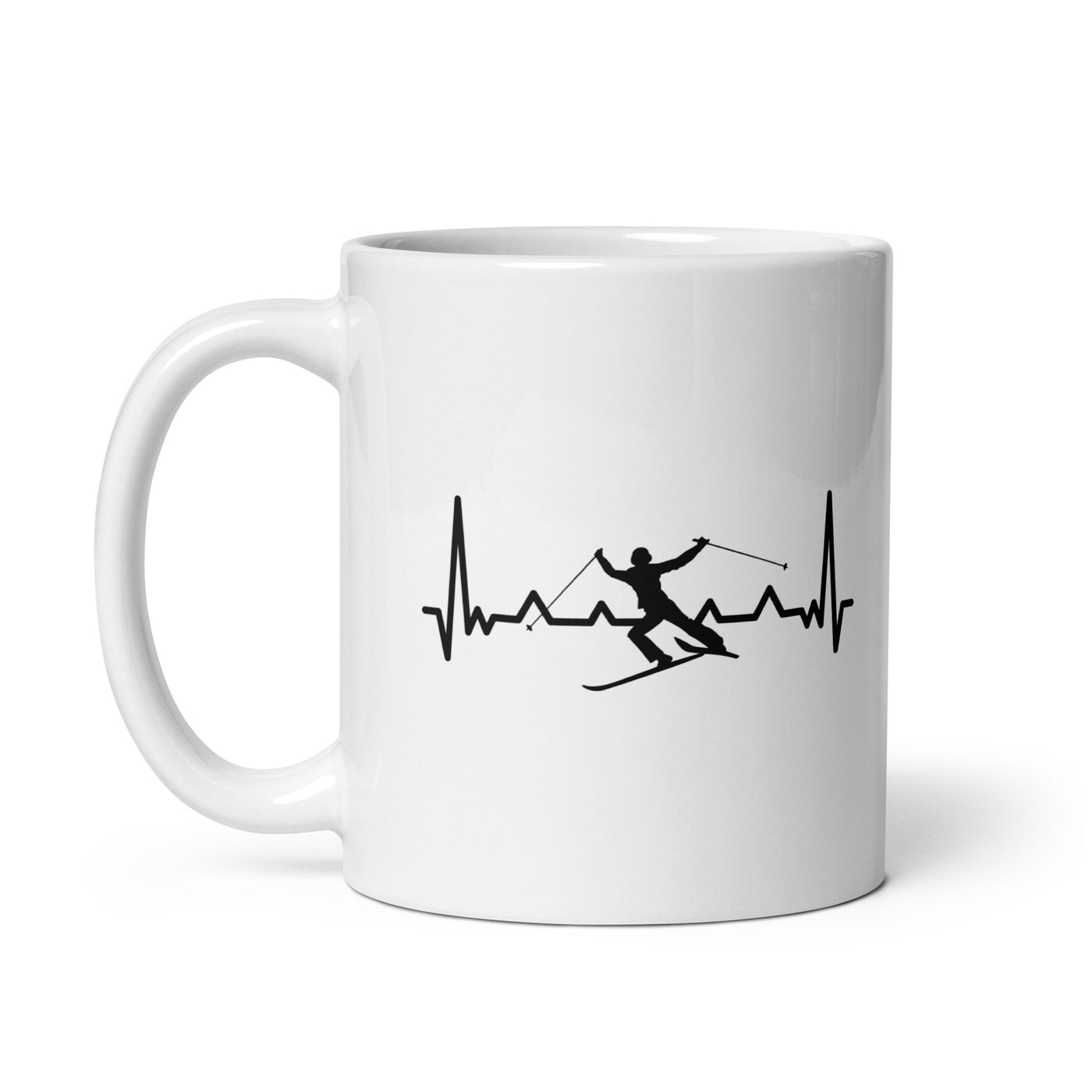 Herzschlag Ski - (S.K) - Tasse klettern 11oz