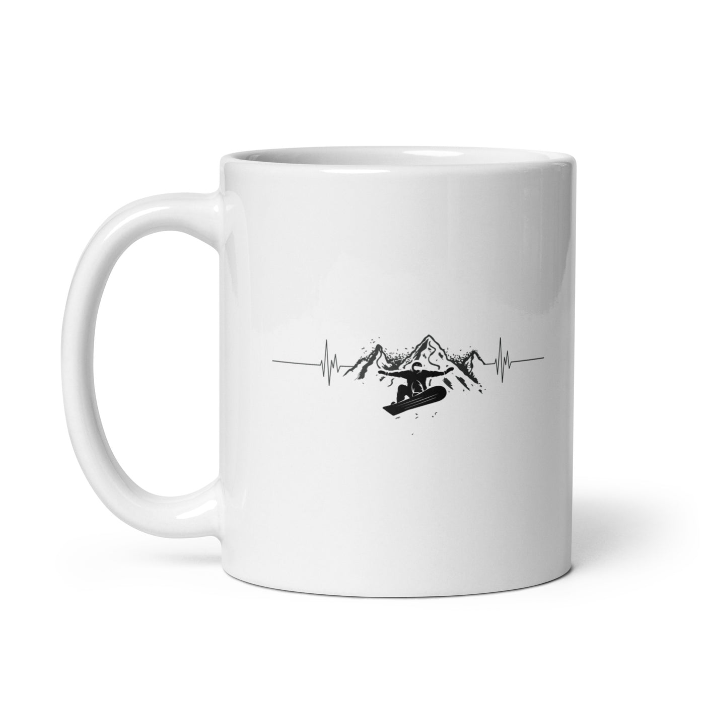 Herzschlag Snowboarden - Tasse snowboarden 11oz