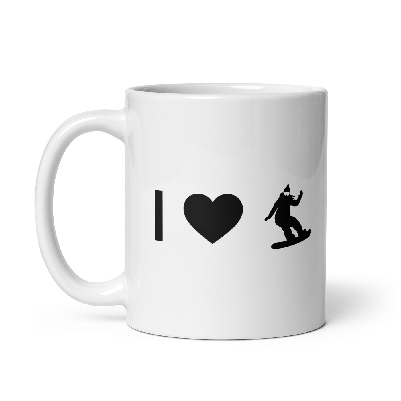 I Heart And Female Snowboarding - Tasse snowboarden 11oz