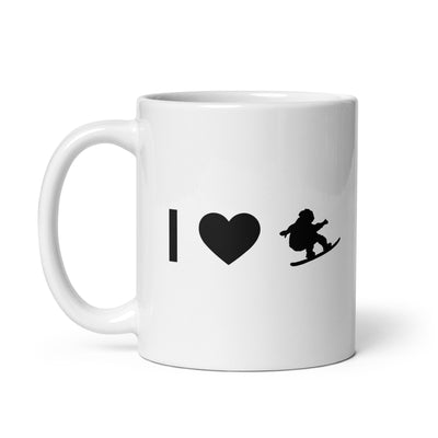 I Heart And Guy Snowboarding - Tasse snowboarden 11oz