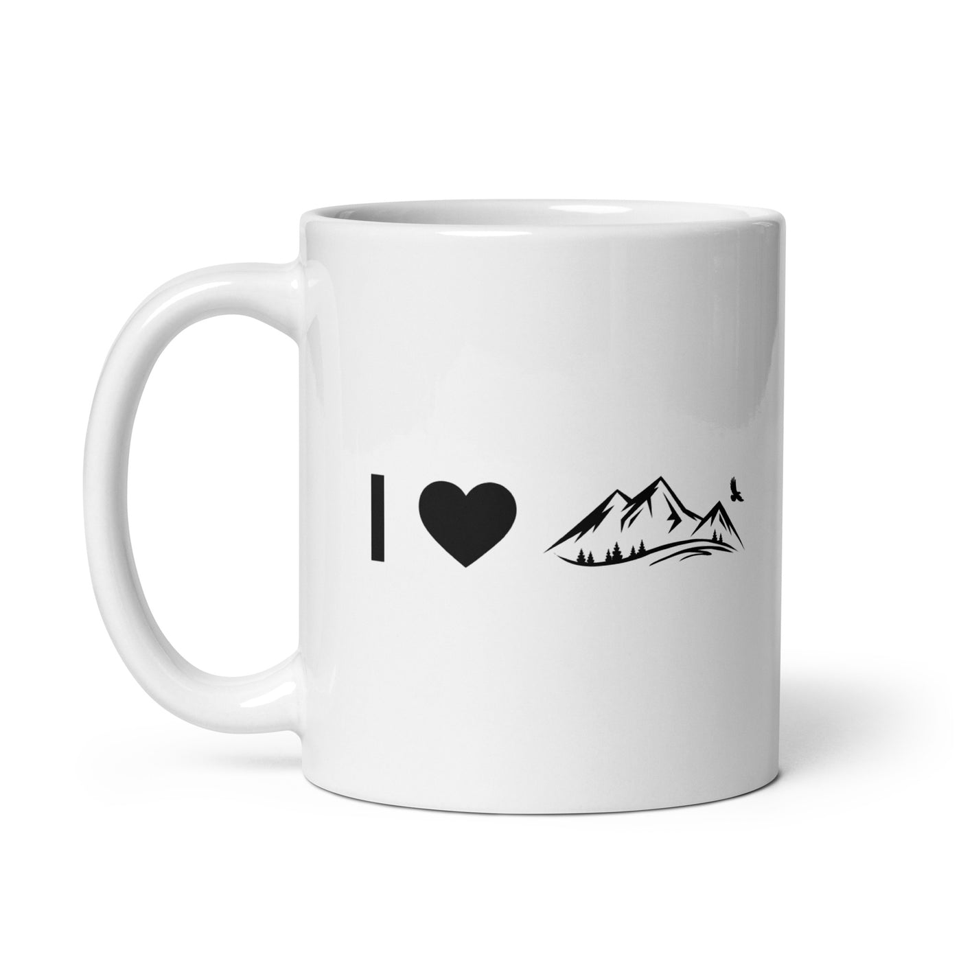 I Heart And Mountain - Tasse berge 11oz