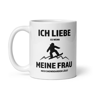 Ich Liebe Meine Frau - Snowboarden - Tasse snowboarden 11oz