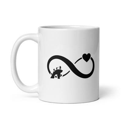 Infinity Heart And Climbing - Tasse klettern 11oz