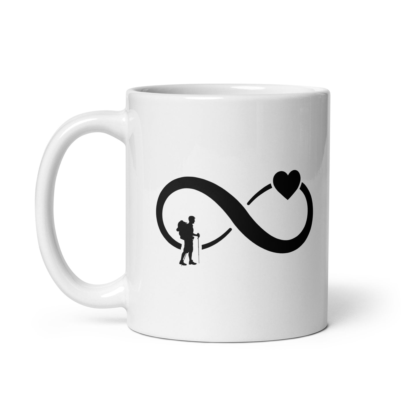 Infinity Heart And Hiking - Tasse wandern 11oz