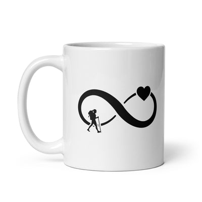 Infinity Heart And Hiking 1 - Tasse wandern 11oz