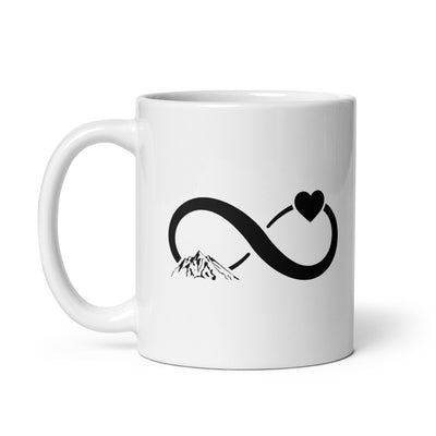 Infinity Heart And Mountain - Tasse berge 11oz