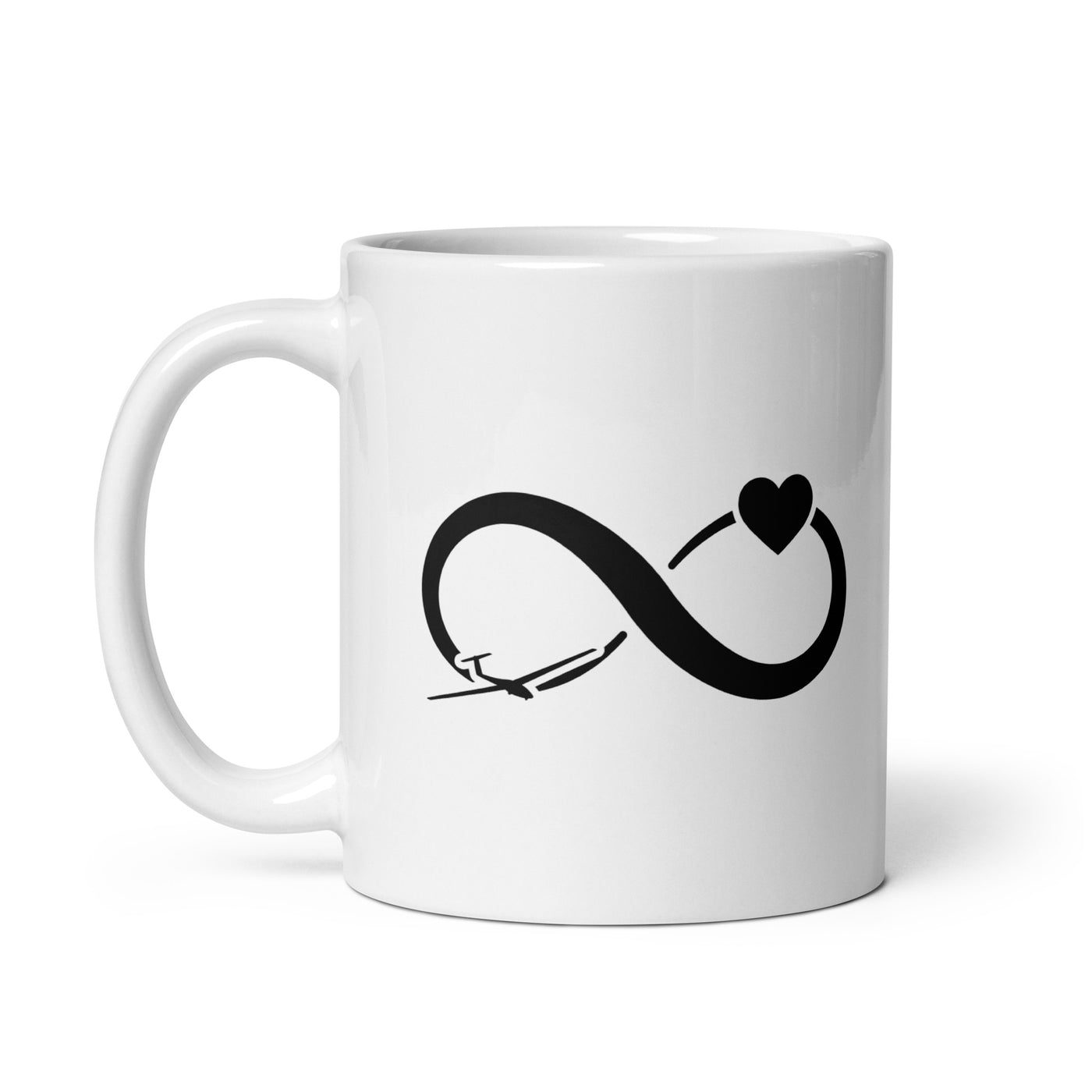 Infinity Heart And Sailplane - Tasse berge 11oz