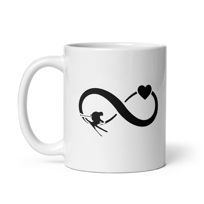 Infinity Heart And Skiing - Tasse ski 11oz