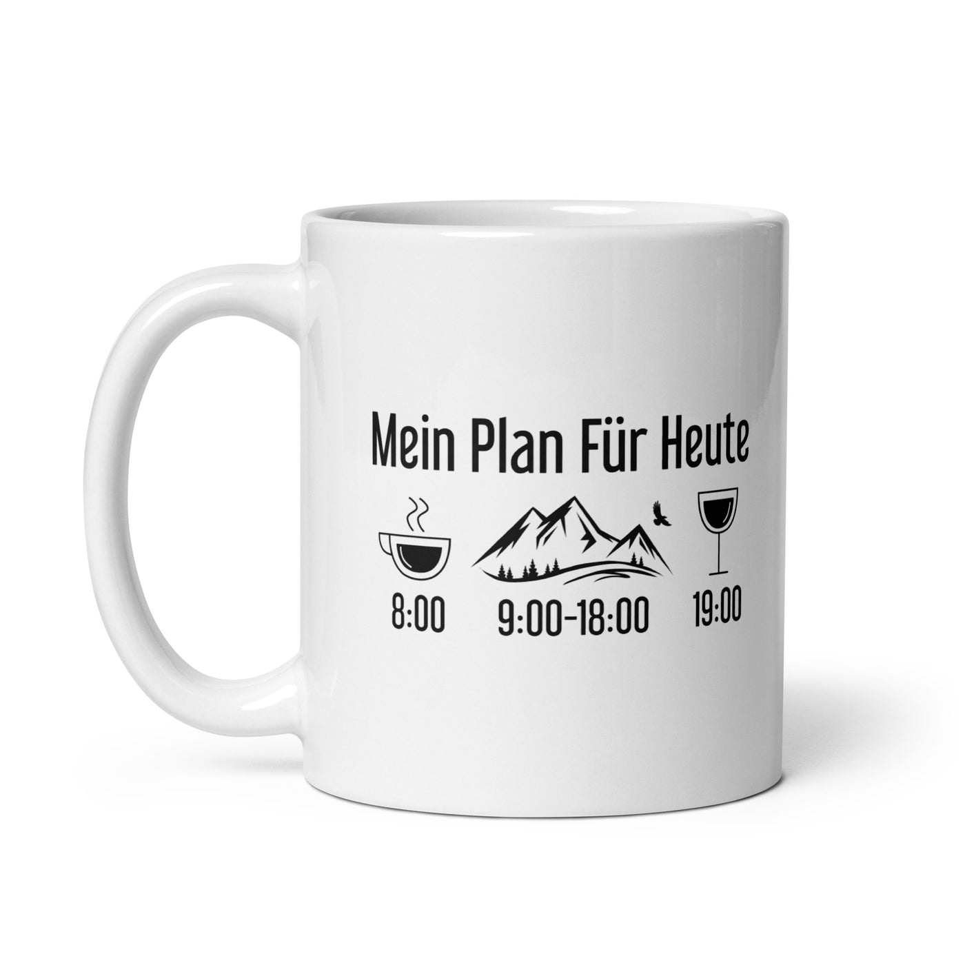 Mein Plan Für Heute - Tasse berge 11oz