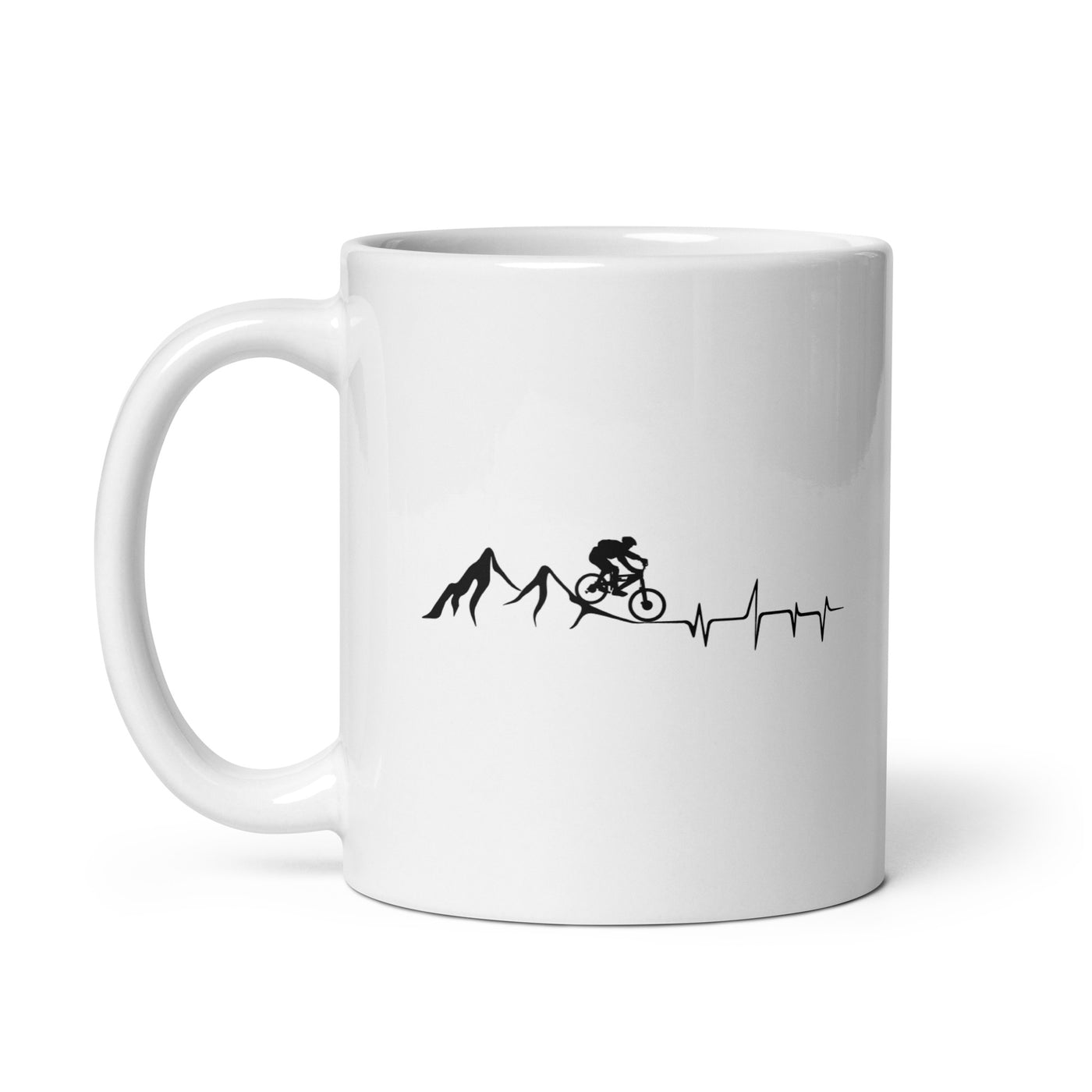 Mountain - Heartbeat - Mountainbiking - Tasse mountainbike 11oz