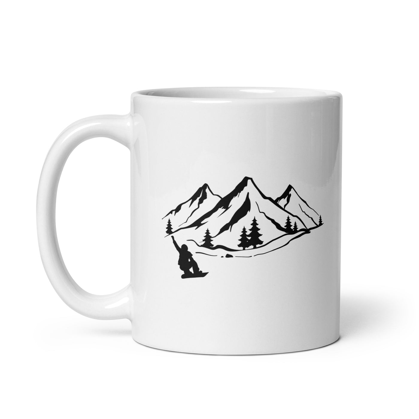 Mountain 1 And Snowboarding - Tasse snowboarden 11oz