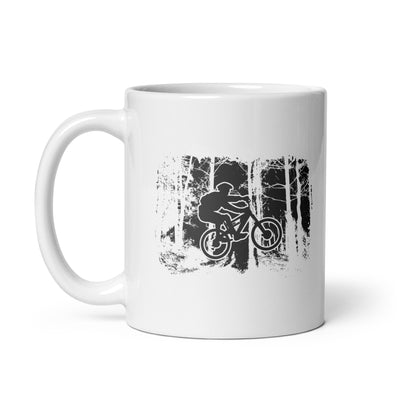 Mountainbiken Im Wald - Tasse mountainbike 11oz