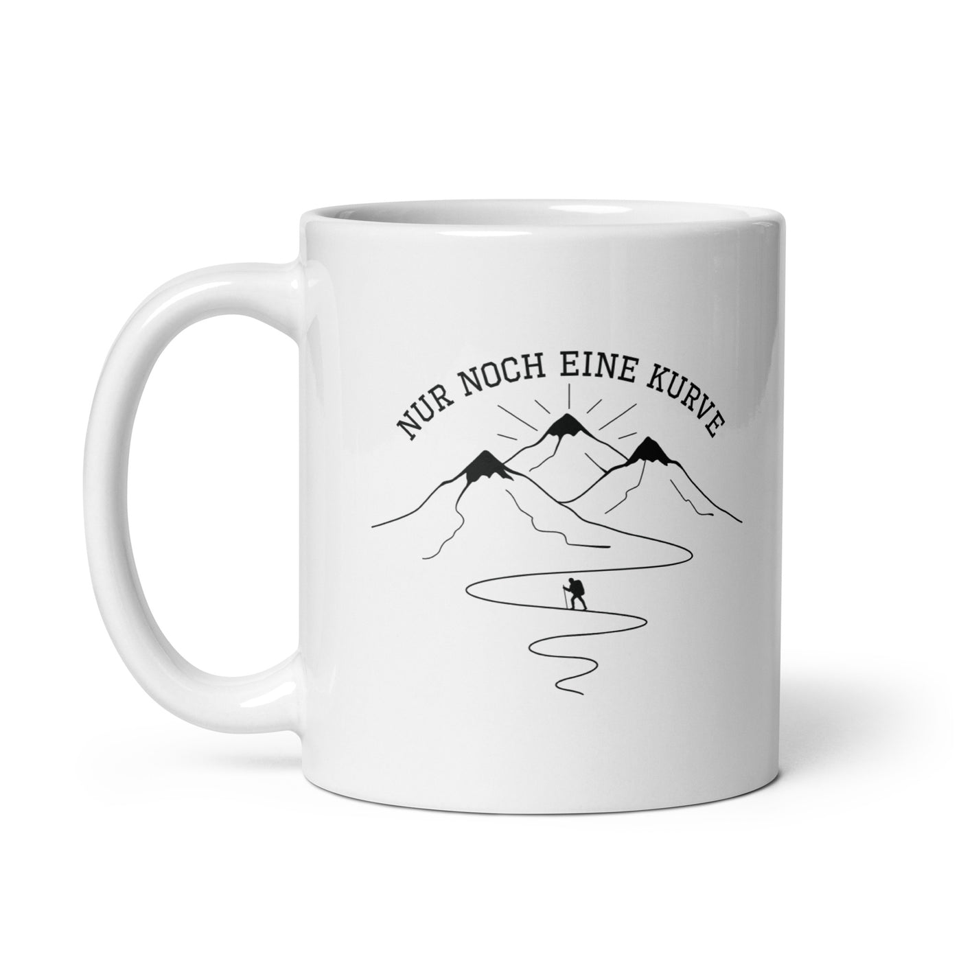 Nur Noch Eine Kurve - Tasse berge 11oz