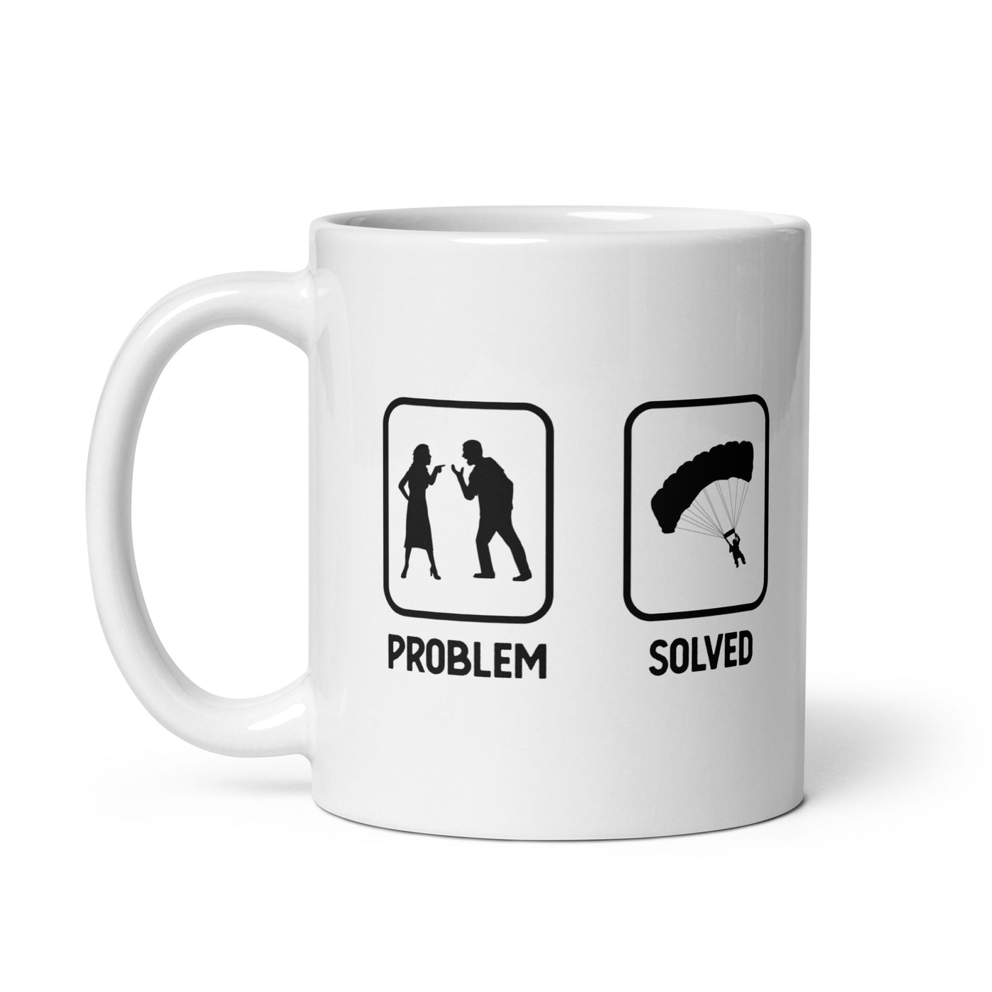 Problem Solved - Paragliding - Tasse berge 11oz