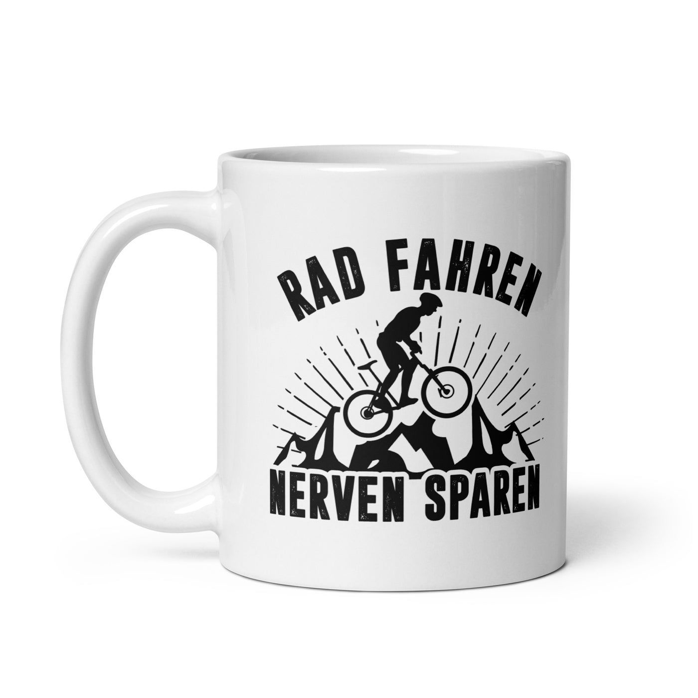 Rad Fahren Nerven Sparen - Tasse fahrrad 11oz