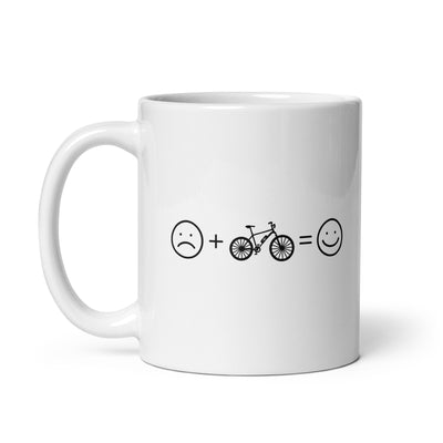 Smile Face And Ebike - Tasse e-bike 11oz