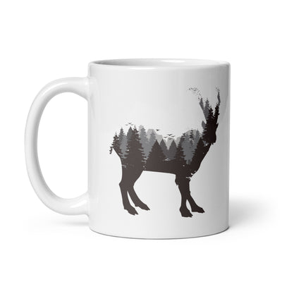 Steinbock Abstrakt - Tasse berge 11oz