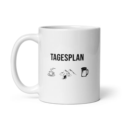 Tagesplan Kaffee, Ski Und Bier - Tasse ski 11oz