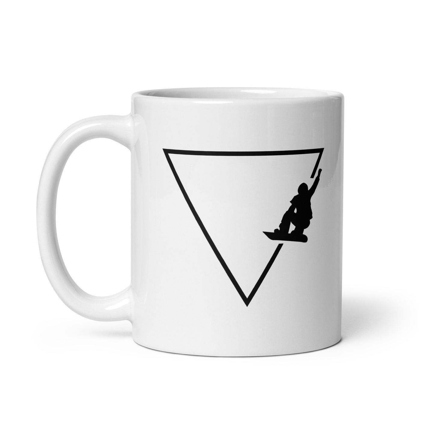 Triangle 1 And Snowboarding - Tasse snowboarden 11oz