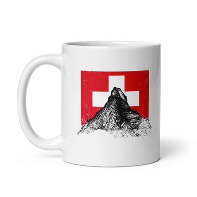 Walliser Alpen Schweiz - Tasse berge 11oz