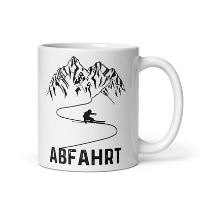 Abfahrt. - Tasse ski