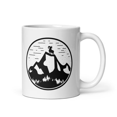 Alpensteinbock Am Berg - Tasse berge