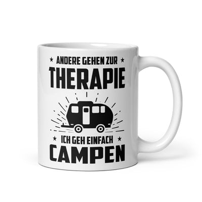 Andere Gehen Zur Therapie Ich Gen Einfach Campen - Tasse camping