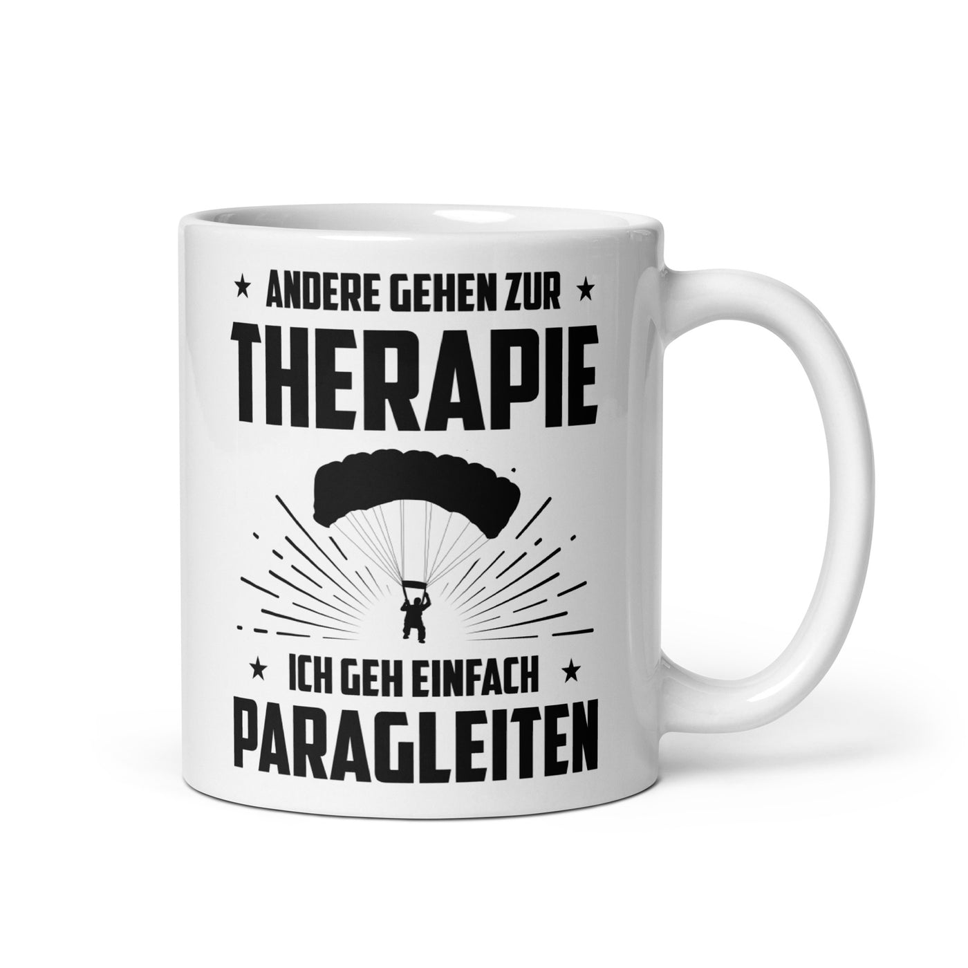 Andere Gehen Zur Therapie Ich Gen Einfach Paragleiten - Tasse berge