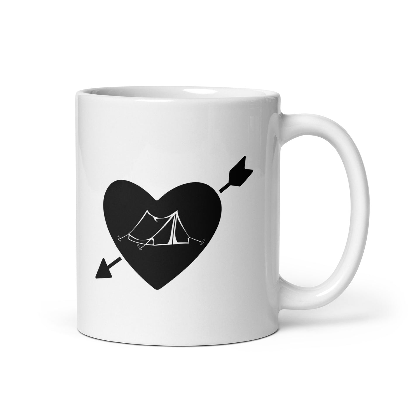 Arrow Heart And Camping 1 - Tasse camping