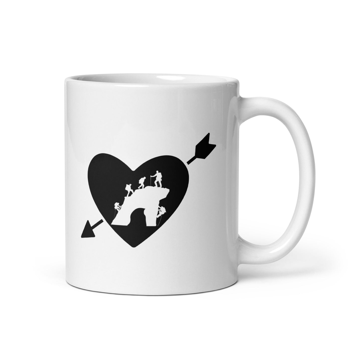 Arrow Heart And Climbing - Tasse klettern