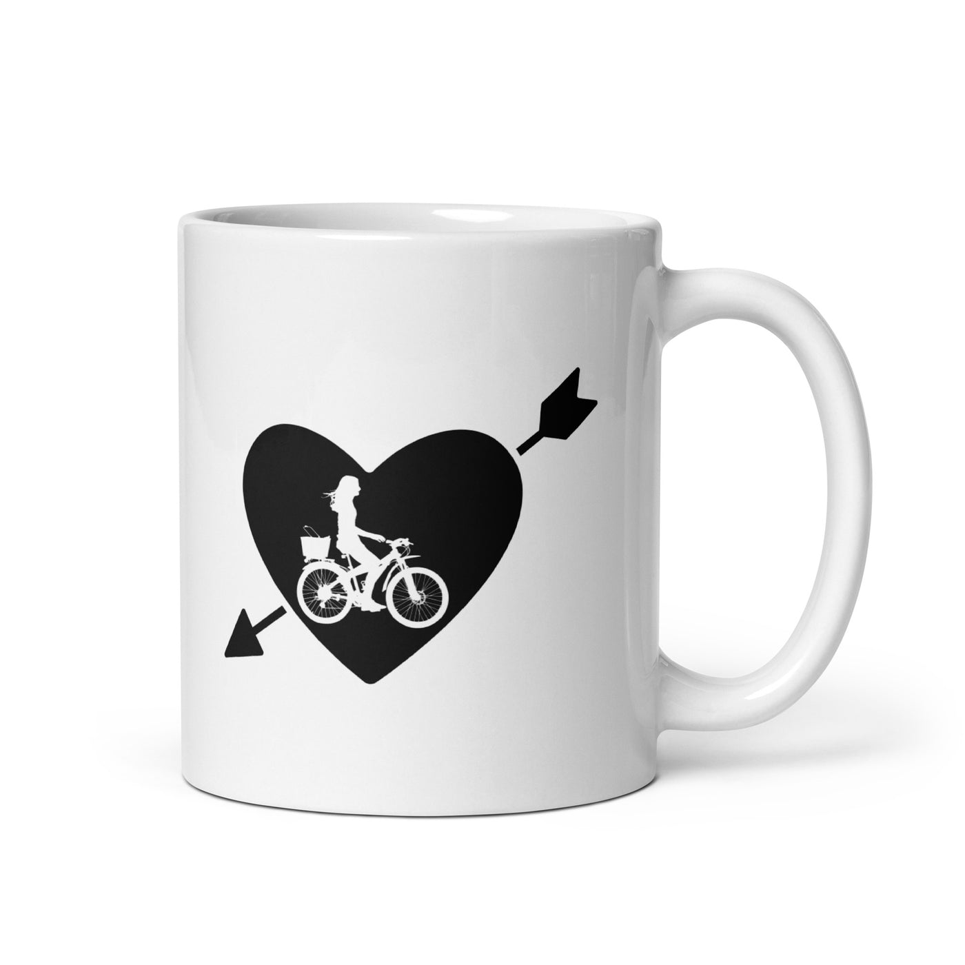 Arrow Heart And Cycling 2 - Tasse fahrrad